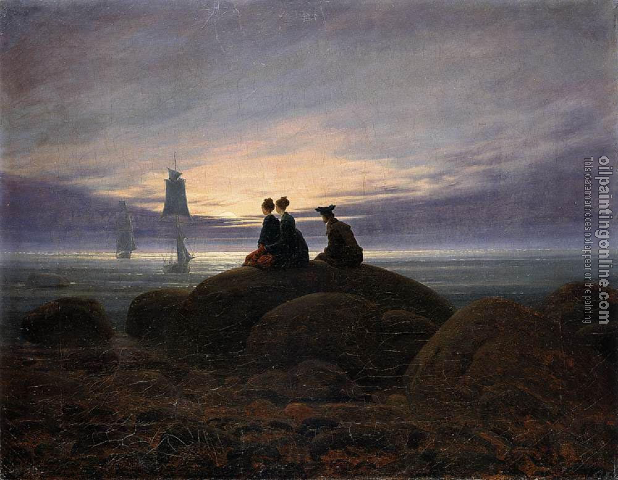 Friedrich, Caspar David - Moonrise By The Sea